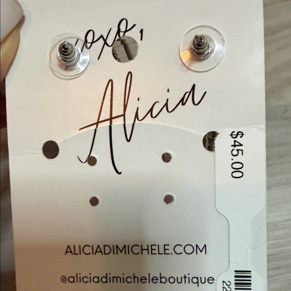 Silver Statement Earrings - image 6